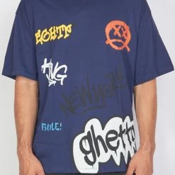 BUYER’S CHOICE Buyer's Choice T-Shirt - Ghetto - Navy - Shop All