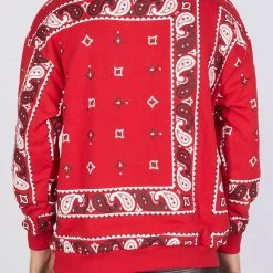 BUYER’S CHOICE Shop All Buyer's Choice Sweater - Bandana - Red - SW-21528