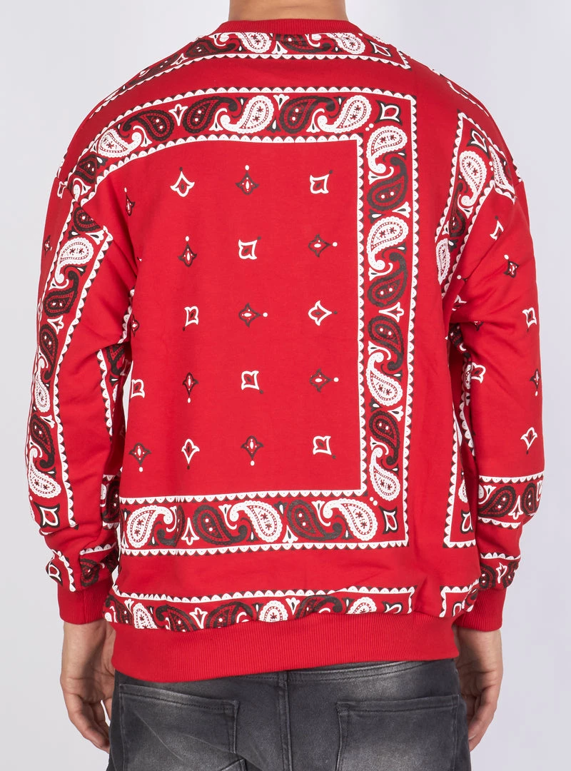 BUYER’S CHOICE Shop All Buyer's Choice Sweater - Bandana - Red - SW-21528 2 BUYER’S CHOICE Shop All Buyer's Choice Sweater - Bandana - Red - SW-21528