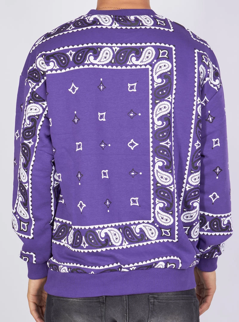 BUYER’S CHOICE Shop All Buyer's Choice Sweater - Bandana - Purple - SW-21528 2 BUYER’S CHOICE Shop All Buyer's Choice Sweater - Bandana - Purple - SW-21528