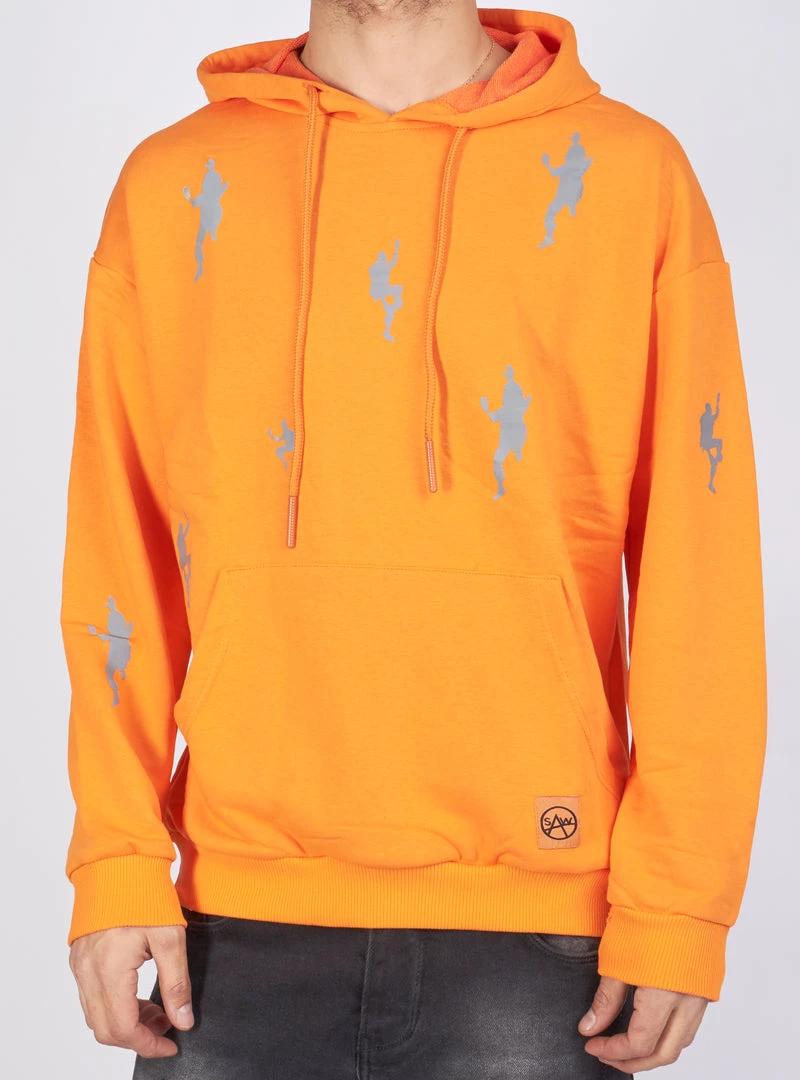 BUYER’S CHOICE Buyer's Choice Hoodie - Reflective Climbers - Orange - SW-21590 1 BUYER’S CHOICE Buyer's Choice Hoodie - Reflective Climbers - Orange - SW-21590