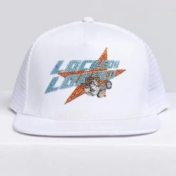 LOCKED & LOADED LNL Snapback - Heavy Hitta - Aqua And Coral On White - 205 Shop All