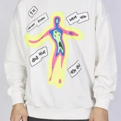 BUYER’S CHOICE Buyer's Choice Sweater - Thermal Image - White/Yellow - SW-21597 Shop All