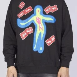 BUYER’S CHOICE Buyer's Choice Sweater - Thermal Image - Black/Blue - SW-21597