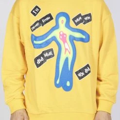 BUYER’S CHOICE Buyer's Choice Sweater - Thermal Image -Yellow/Blue - SW-21597