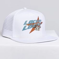 LOCKED & LOADED LNL Snapback - Heavy Hitta - Aqua And Coral On White - 205 Shop All