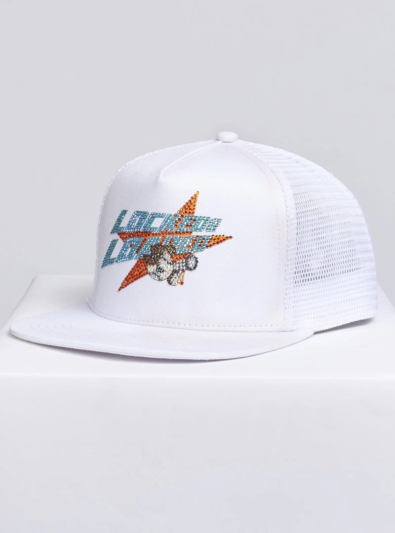 LOCKED & LOADED LNL Snapback - Heavy Hitta - Aqua And Coral On White - 205 Shop All 3 LOCKED & LOADED LNL Snapback - Heavy Hitta - Aqua And Coral On White - 205 Shop All