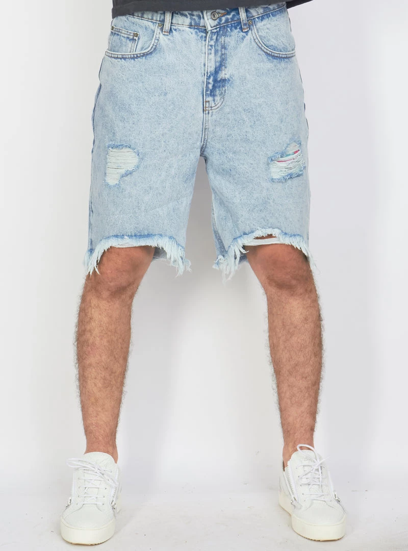 BUYER’S CHOICE Buyer's Choice Denim Shorts - Ripped Knee - Light Wash - R 4126 1 BUYER’S CHOICE Buyer's Choice Denim Shorts - Ripped Knee - Light Wash - R 4126