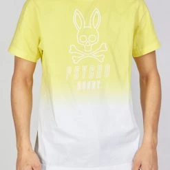 Psycho Bunny T-Shirt - Fairbanks - Lemon Tonic - B6U110N1PC