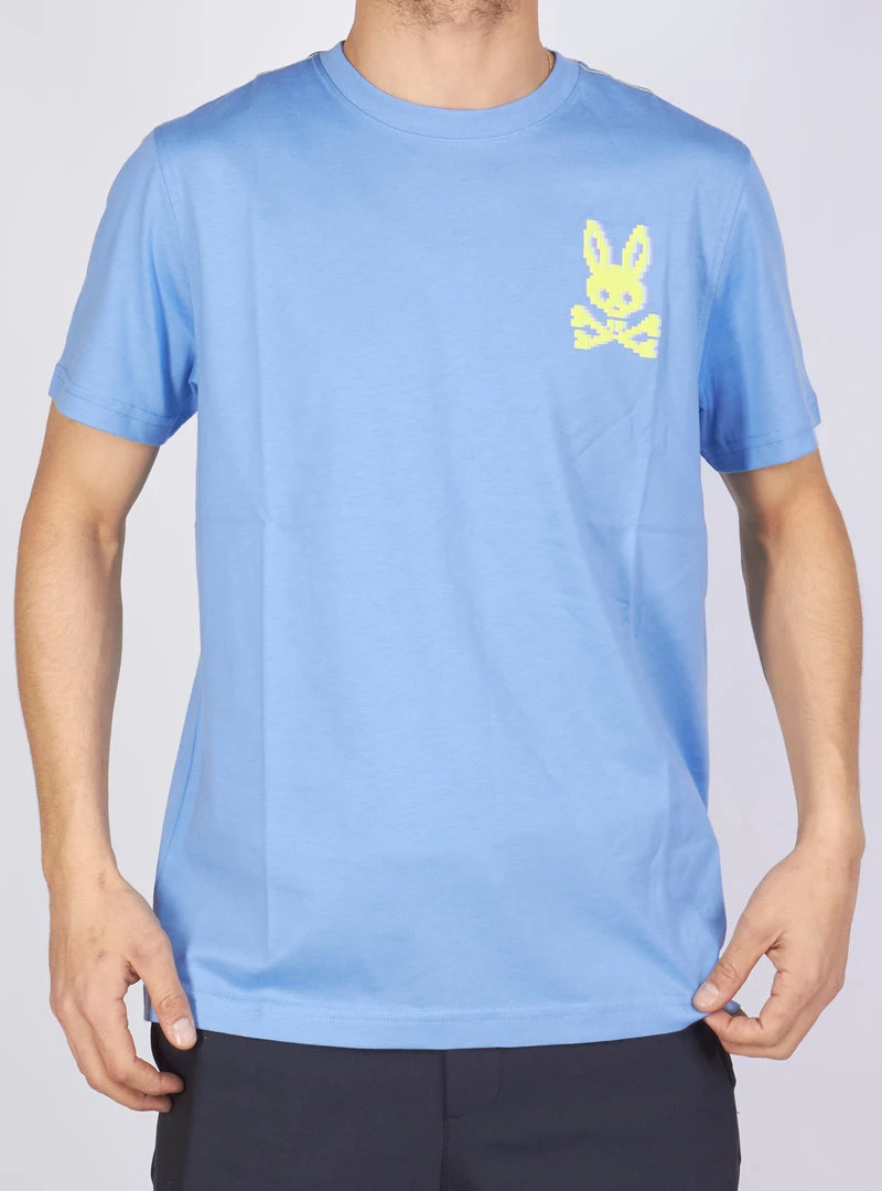Shop All Psycho Bunny T-Shirt - Hatton 2 Sided Graphic - Lapis Blue - B6U112N1PC 1 Shop All Psycho Bunny T-Shirt - Hatton 2 Sided Graphic - Lapis Blue - B6U112N1PC