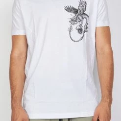 BUYER’S CHOICE Shop All Buyer's Choice T-Shirt - Dragon - White - 7223