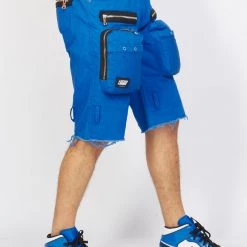 LOCKED & LOADED LNL Shorts - Strapped - Royal Blue With White - LDS421102 Shop All