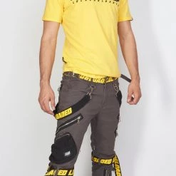 LOCKED & LOADED LNL T-Shirt - Strapped Up - Yellow With Black