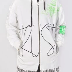 BUYER’S CHOICE Buyer's Choice Hoodie - Zip Up - White - MM-01