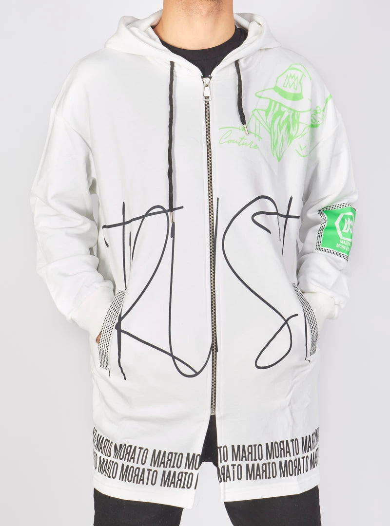 BUYER’S CHOICE Buyer's Choice Hoodie - Zip Up - White - MM-01 1 BUYER’S CHOICE Buyer's Choice Hoodie - Zip Up - White - MM-01