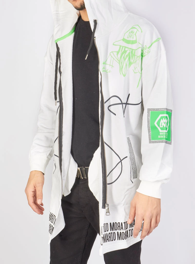 BUYER’S CHOICE Buyer's Choice Hoodie - Zip Up - White - MM-01 2 BUYER’S CHOICE Buyer's Choice Hoodie - Zip Up - White - MM-01