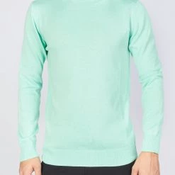 BUYERS CHOICE Buyer's Choice Sweater - Turtleneck Knit - Mint - T3409 Shop All