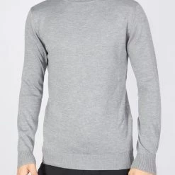 BUYERS CHOICE Shop All Buyer's Choice Sweater - Turtleneck Knit - Grey - T3409