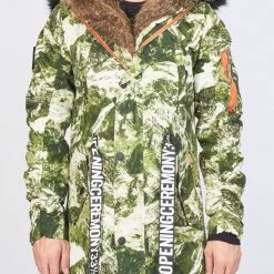 BUYER’S CHOICE Shop All Buyer's Choice Coat - Patterned - Green With White - 3003