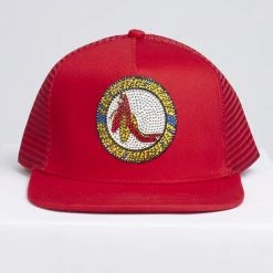 LOCKED & LOADED Shop All LNL Snapback - B. Clip - Blue And Yellow On Red - 102