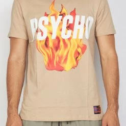 BUYER’S CHOICE Buyer's Choice T-Shirt - Psycho - Tan - ST 7520