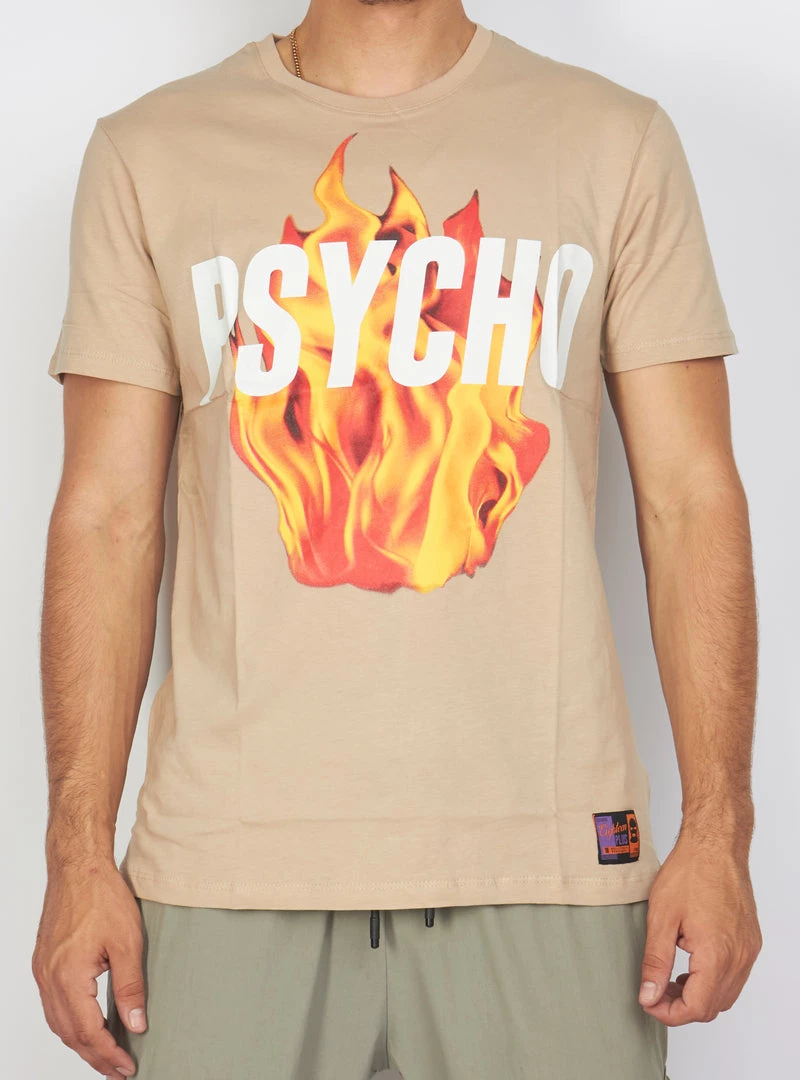 BUYER’S CHOICE Buyer's Choice T-Shirt - Psycho - Tan - ST 7520 1 BUYER’S CHOICE Buyer's Choice T-Shirt - Psycho - Tan - ST 7520