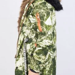 BUYER’S CHOICE Shop All Buyer's Choice Coat - Patterned - Green With White - 3003