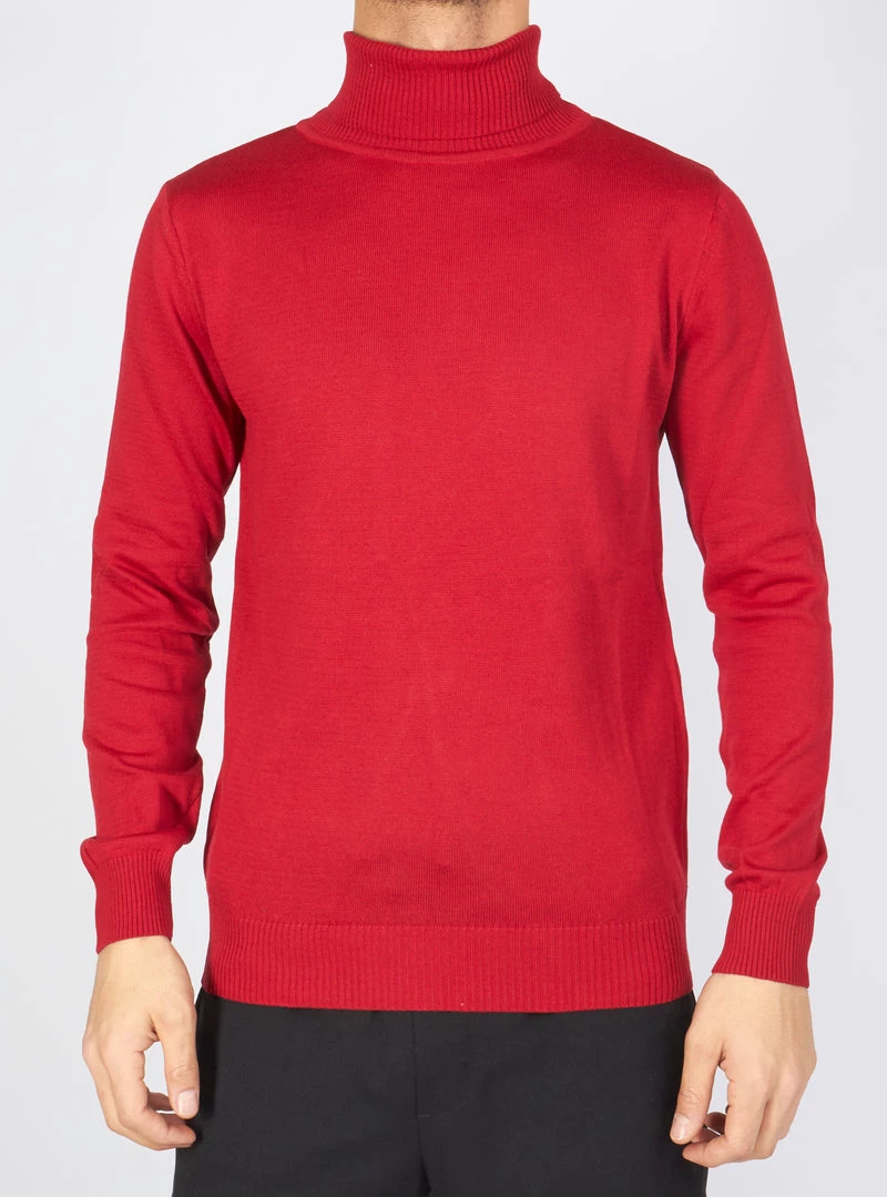 BUYERS CHOICE Buyer's Choice Sweater - Turtleneck Knit - Red - T3409 Shop All 1 BUYERS CHOICE Buyer's Choice Sweater - Turtleneck Knit - Red - T3409 Shop All