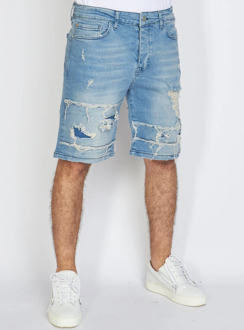 BUYER’S CHOICE Buyer's Choice Denim Shorts - Distressed - Blue - K6237 Shop All 2 BUYER’S CHOICE Buyer's Choice Denim Shorts - Distressed - Blue - K6237 Shop All