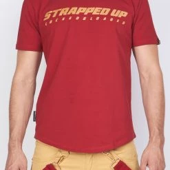 LOCKED & LOADED LNL T-Shirt - Strapped Up - Red And Gold Shop All
