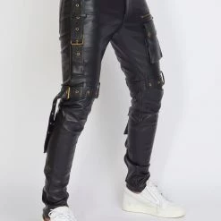 LOCKED & LOADED LNL Jeans - Leather - Black - LLPU1025101 Shop All