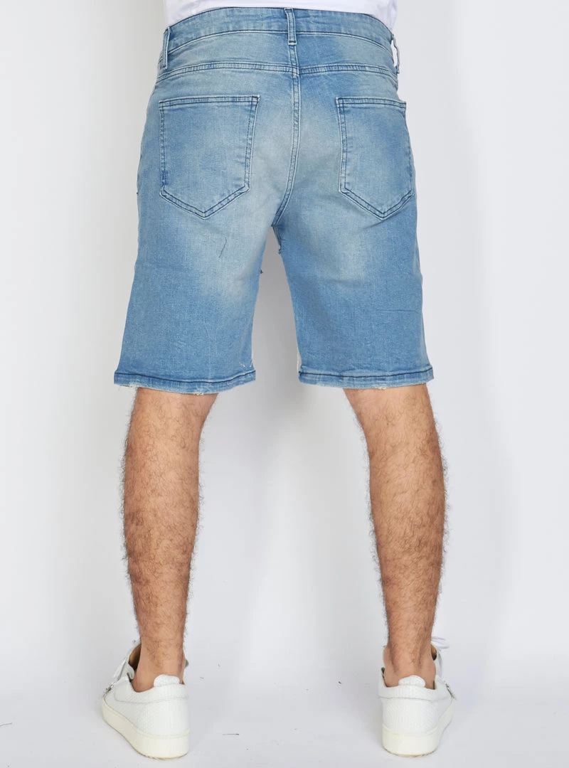 BUYER’S CHOICE Buyer's Choice Denim Shorts - Distressed - Blue - K6237 Shop All 3 BUYER’S CHOICE Buyer's Choice Denim Shorts - Distressed - Blue - K6237 Shop All