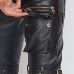 LOCKED & LOADED LNL Jeans - Leather - Black - LLPU1025101 Shop All