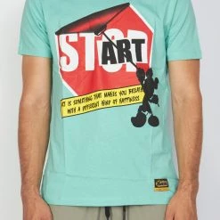 BUYER’S CHOICE Buyer's Choice T-Shirt - Stop Art - Aqua - ST 7535 Shop All