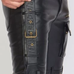 LOCKED & LOADED LNL Jeans - Leather - Black - LLPU1025101 Shop All