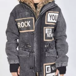 BUYER’S CHOICE Buyer's Choice Coat - Rock You - Washed Black - 3254