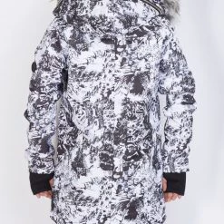 BUYER’S CHOICE Buyer's Choice Coat - Patterned - White And Black - 3061