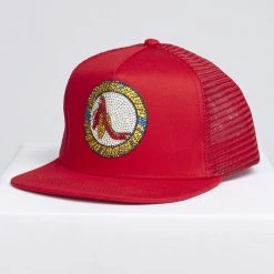 LOCKED & LOADED Shop All LNL Snapback - B. Clip - Blue And Yellow On Red - 102