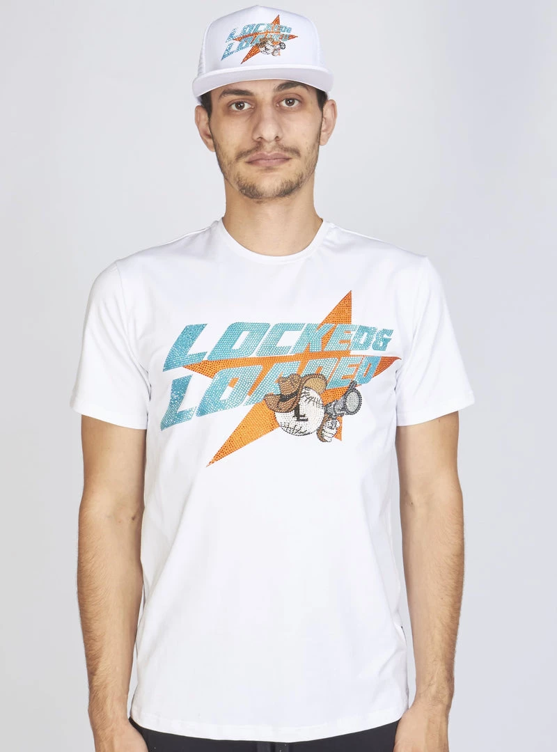 LOCKED & LOADED LNL Snapback - Heavy Hitta - Aqua And Coral On White - 205 Shop All 5 LOCKED & LOADED LNL Snapback - Heavy Hitta - Aqua And Coral On White - 205 Shop All