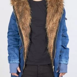 BUYER’S CHOICE Buyer's Choice Coat - Fur - Blue - 3066 Shop All