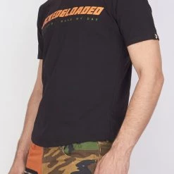 LOCKED & LOADED LNL T-Shirt - L&L - Black, Orange And Olive Green