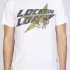 LOCKED & LOADED LNL T-Shirt - Heavy Hitta - Black And Olive On White - 106