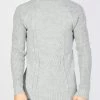 BUYERS CHOICE Buyer's Choice Sweater - Turtleneck Knit - Grey - T3720 Shop All