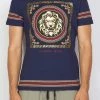 BUYER’S CHOICE Buyer's Choice T-Shirt - Greek Lion - Navy - 3473 01