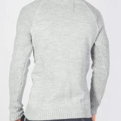 BUYERS CHOICE Buyer's Choice Sweater - Turtleneck Knit - Grey - T3720 Shop All