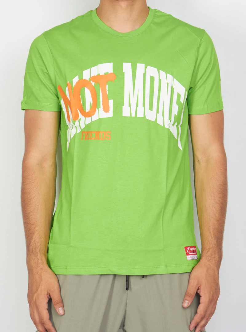 BUYER’S CHOICE Buyer's Choice T-Shirt - Friends Not Money - Lime - ST 7519 1 BUYER’S CHOICE Buyer's Choice T-Shirt - Friends Not Money - Lime - ST 7519