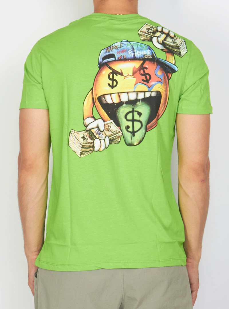 BUYER’S CHOICE Buyer's Choice T-Shirt - Friends Not Money - Lime - ST 7519 2 BUYER’S CHOICE Buyer's Choice T-Shirt - Friends Not Money - Lime - ST 7519
