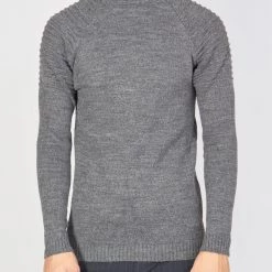 BUYERS CHOICE Shop All Buyer's Choice Sweater - Turtleneck - Heather Grey - T3761