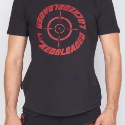 LOCKED & LOADED LNL T-Shirt - Target - Black And Red
