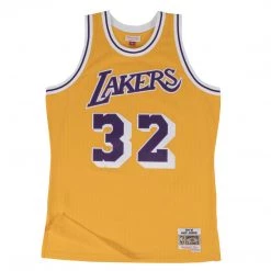 Shop All Mitchell & Ness Jersey - Los Angeles Lakers Magic Johnson - Yellow And Purple - SMJYGS18175